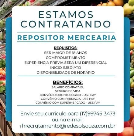 REPOSITOR DE MERCEARIA